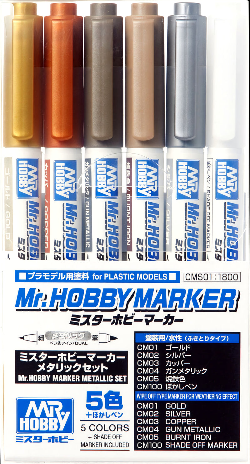 Mr. HOBBY MARKER METALLIC SET (CMS01)