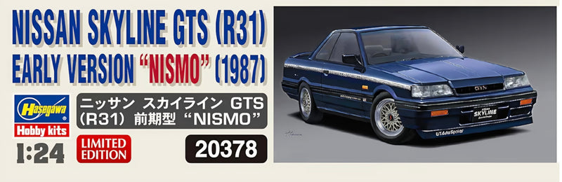 1/24 NISSAN SKYLINE GTS (R31) EARLY VERSION "NISMO"