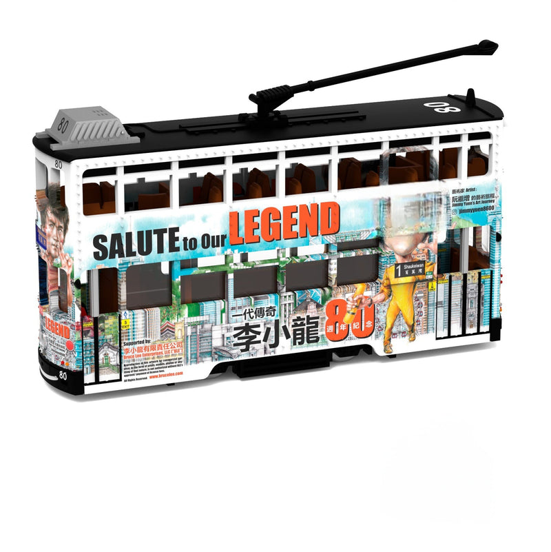Tiny City Die-cast Model Car - Hong Kong Tram (6th generation) Bruce Lee
