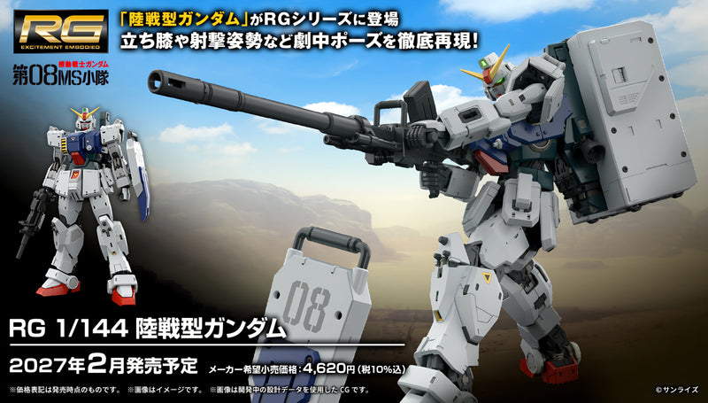 【PRE-ORDER】【Mar 2027】RG 1/144 GUNDAM GROUND TYPE