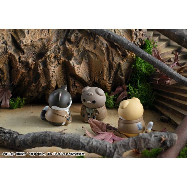 MEGA CAT PROJECT Attack on Titan Attack on Tinyan Gathering Scout Regiment danyan! (Repeat) - 1 PC (8pc per box)