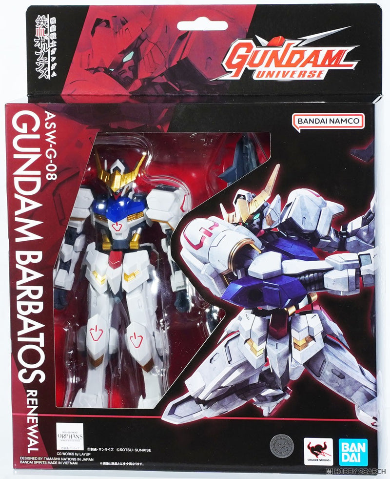 ASW-G-08 GUNDAM BARBATOS RENEWAL Mobile Suit Gundam Iron-Blooded Orphans, TAMASHII NATIONS GUNDAM UNIVERSE
