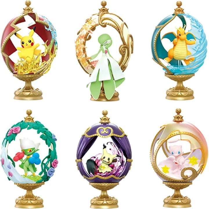 【Limited Stock - Online Only】Re-ment Pokemon Ovaltique Collection Blind Box - 1 PC (6pcs per Full Set Box)