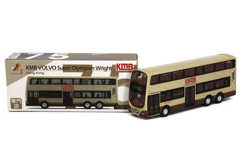 Tiny City Die-cast Model Car - KMB VOLVO Super Olympian Wright (203E)