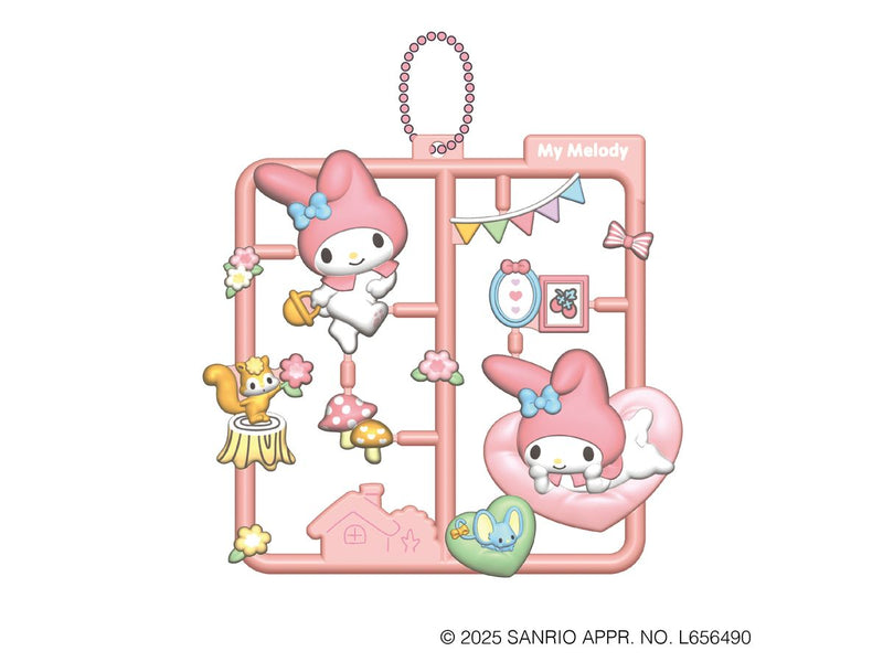【Limited Stock - Online Only】Plat Collection Sanrio Characters My Melody / Kuromi MIX - 1 PC (4pcs per Full Set Box)