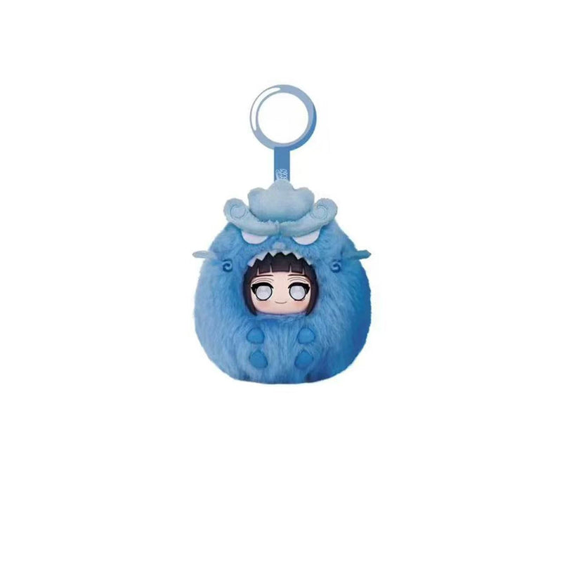 Naruto Cute Beast Party Puffy Party Series Plush Keychain Blind Box (1 pc)