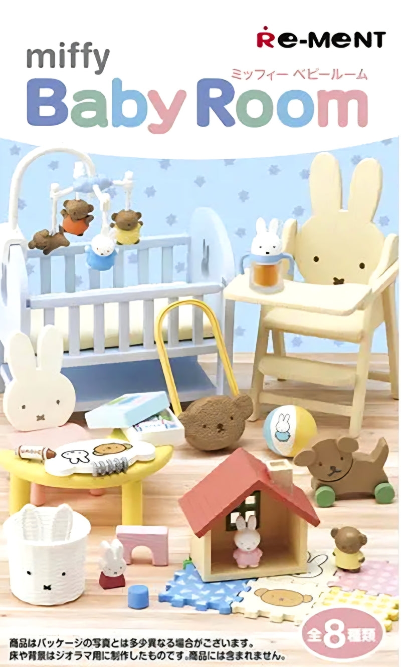 【Limited Stock - Online Only】Re-ment Miffy Baby Room Miniature Furniture Series Blind Box - 1 PC (8pcs per Full Set Box)
