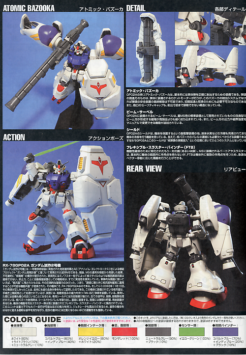 [[PRE-ORDER]] HGUC 1/144 #66 Gundam GP-02A