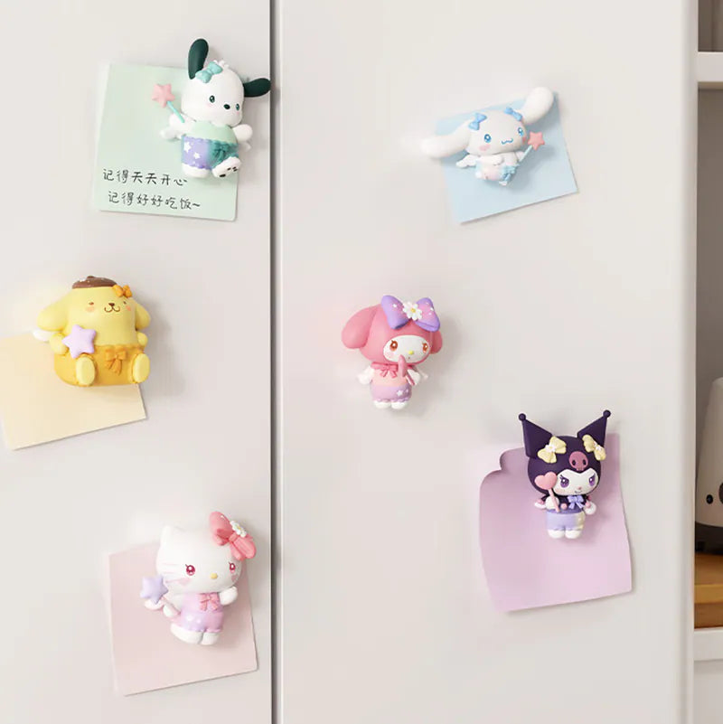 Sanrio Characters Cupid Series Magnetic Decorative Figurine - (Whole set of 6 pcs)