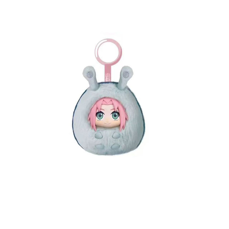 Naruto Cute Beast Party Puffy Party Series Plush Keychain Blind Box (1 pc)