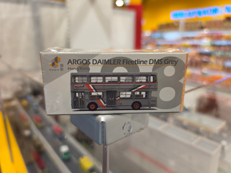 Tiny City 128 Die-cast Model Car - DAIMLER Fleetline DMS ARGOS (Grey)