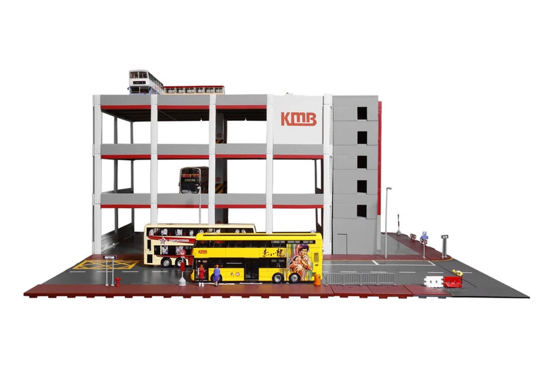 Tiny City Bd5 Hong Kong KMB Bus Depot Street Diorama
