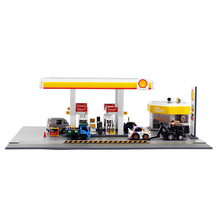 TinyQ - BQ08 Shell Hong Kong Petrol Station Diorama