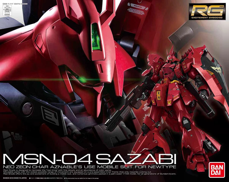 [[PRE-ORDER]] RG 1/144 #29 MSN-04 SAZABI