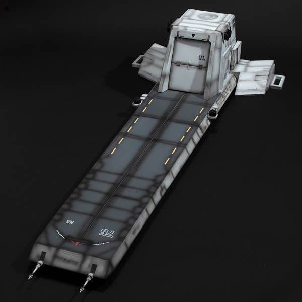 [[Pre-Order]] Realistic Model Series： MOBILE SUIT GUNDAM UNICORN （1／144 HG series） Nahel Argama catapult deck（UC ver.）