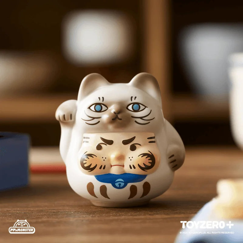 PP X MONSTER Lucky Kitten Daruma Blind Box