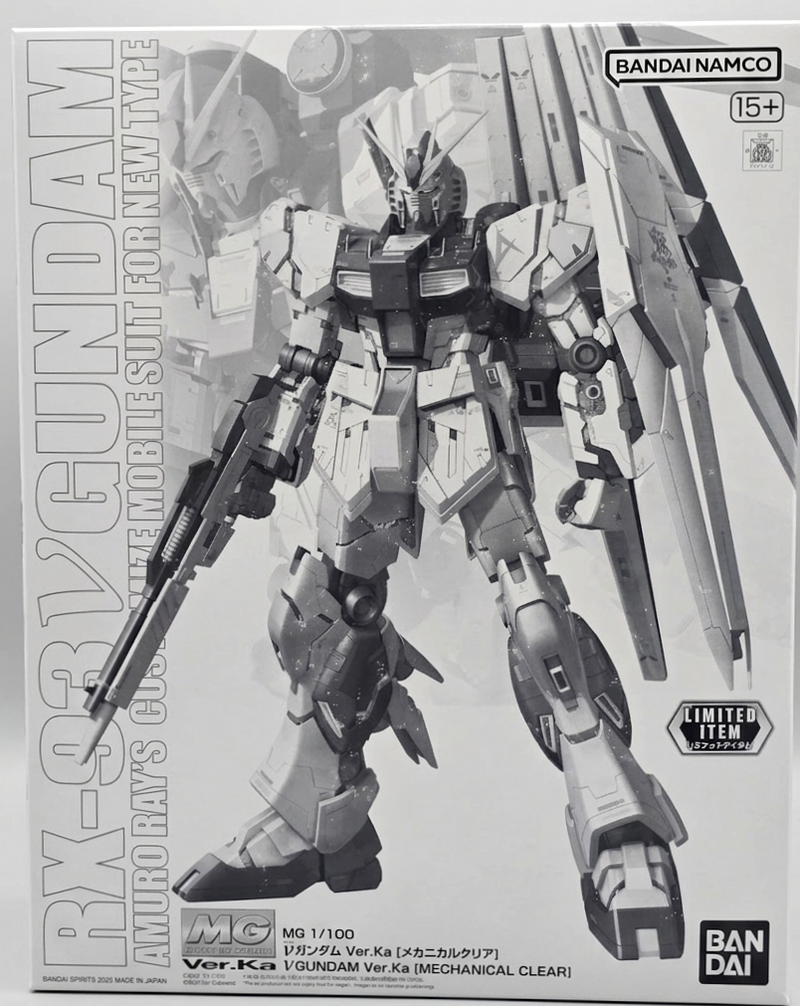 【LIMITED EDITION】 MG 1/100 vGUNDAM Ver.Ka [MECHANICAL CLEAR]