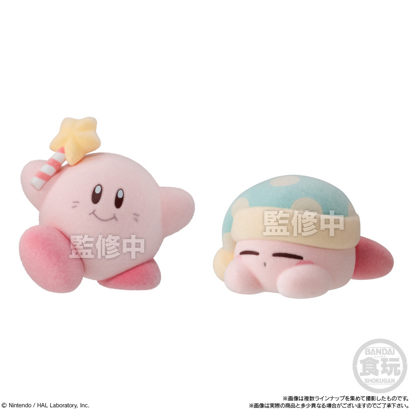 Kirby PuPuPu Flocky Doll, "Kirby" (Full Set Box/8), Bandai Shokugan - 1 PC