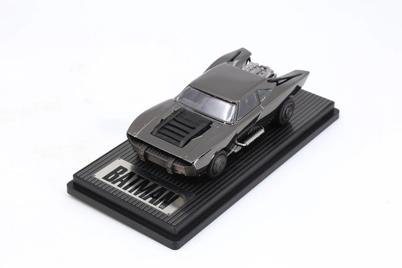 AWESOMEISM 1/64 Die-cast The Batman 2022 Batmoible (without lightings - Black Chrome)