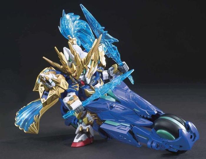 SD SANGOKU SOKETSUDEN [07] Zhao Yun 00 GUNDAM & BLUE DRAGON DRIVE