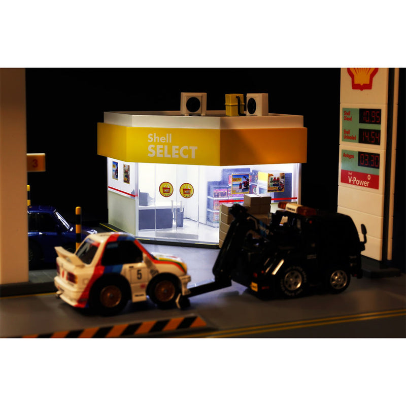TinyQ - BQ08 Shell Hong Kong Petrol Station Diorama