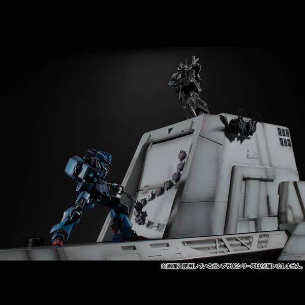 [[Pre-Order]] Realistic Model Series： MOBILE SUIT GUNDAM UNICORN （1／144 HG series） Nahel Argama catapult deck（UC ver.）