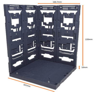 LED HANGER BASE (painted in blue-black)