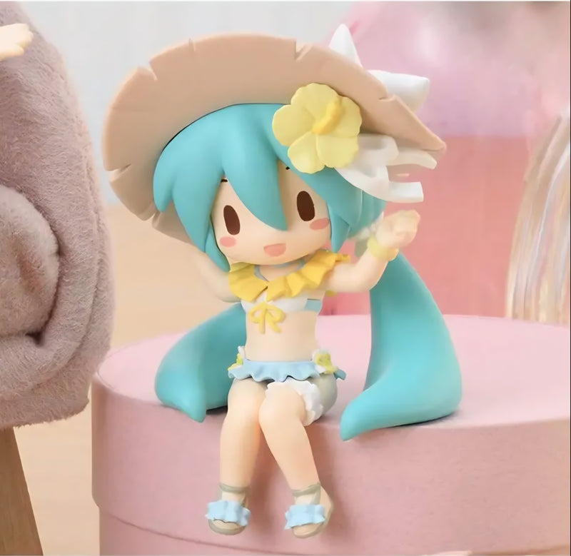 fuwa petit Hatsune Miku Series Perching Mini Figure Hatsune Miku Vol.2 (EX) [Pack of: 1 Chinatown, 1 Swimsuit]