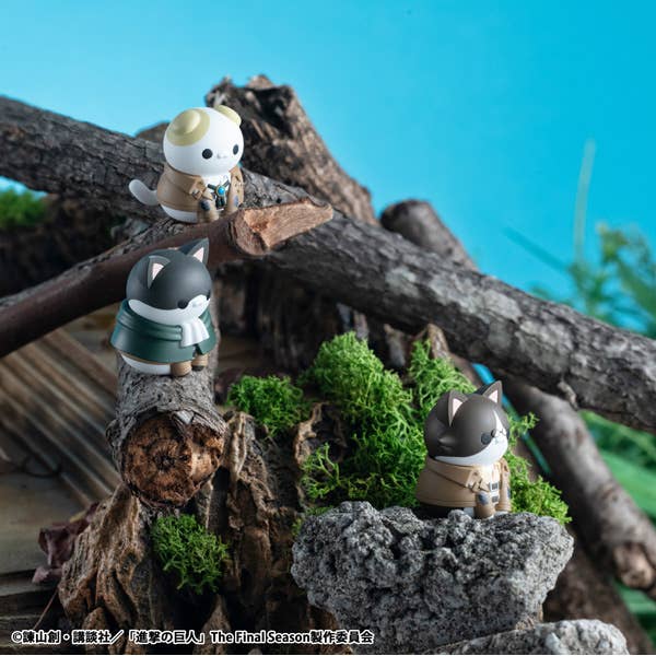 MEGA CAT PROJECT Attack on Titan Attack on Tinyan Gathering Scout Regiment danyan! (Repeat) - 1 PC (8pc per box)