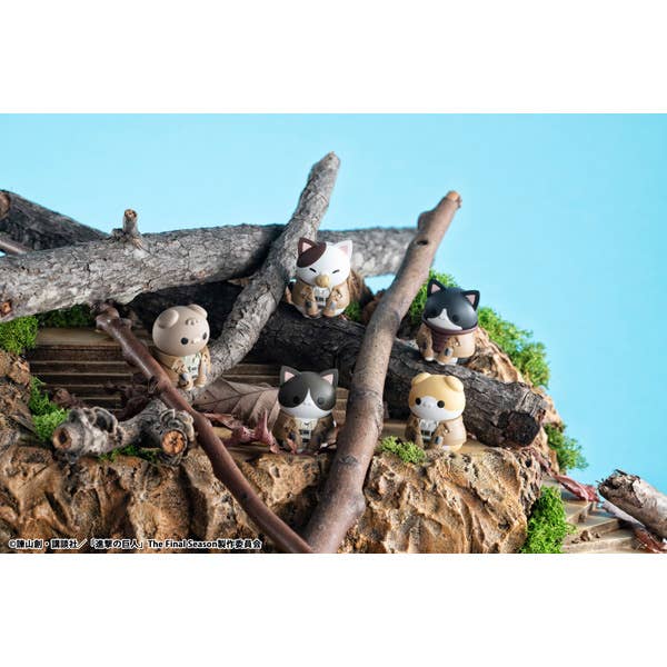 MEGA CAT PROJECT Attack on Titan Attack on Tinyan Gathering Scout Regiment danyan! (Repeat) - 1 PC (8pc per box)