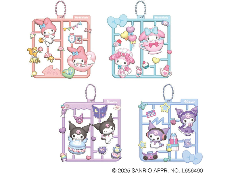 【Limited Stock - Online Only】Plat Collection Sanrio Characters My Melody / Kuromi MIX - 1 PC (4pcs per Full Set Box)